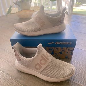 Pink and White Adidas